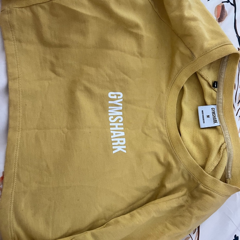 Gymshark Mustard Cropped Top